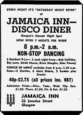 Jamaica Inn advert 1978